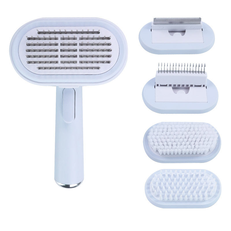 5-in-1 Brush Set for Easy, Tangle-Free Pet Care