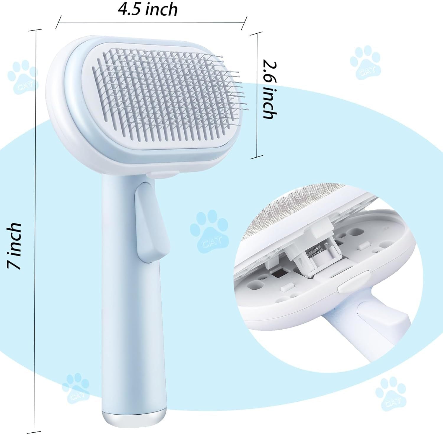 5-in-1 Brush Set for Easy, Tangle-Free Pet Care