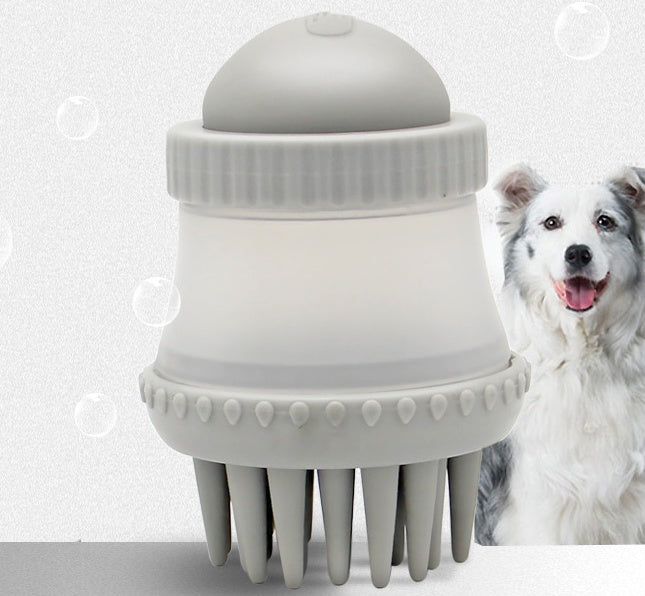 Bath Time Bliss: Soft Massage Brush for Pets