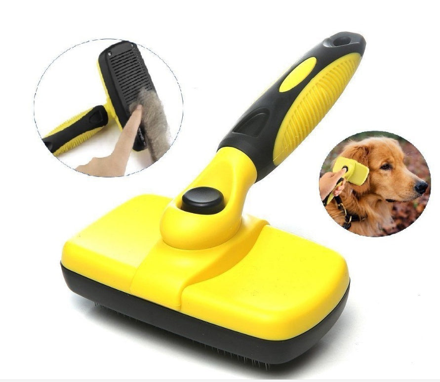 Effortless Fur Removal - Slicker Brush Your Pet Will Love
