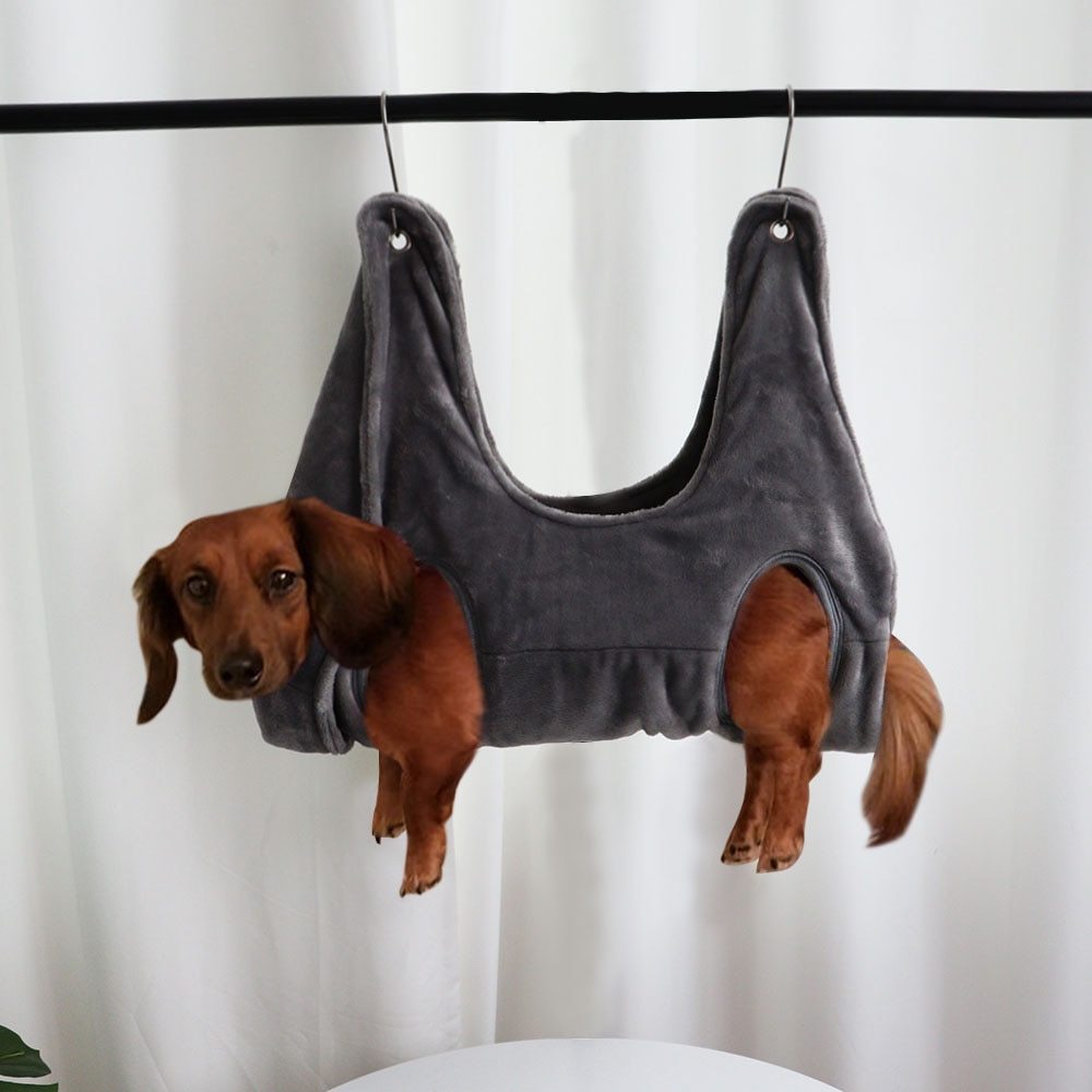 Hang, Relax, Trim - Pet Nail Care Hammock