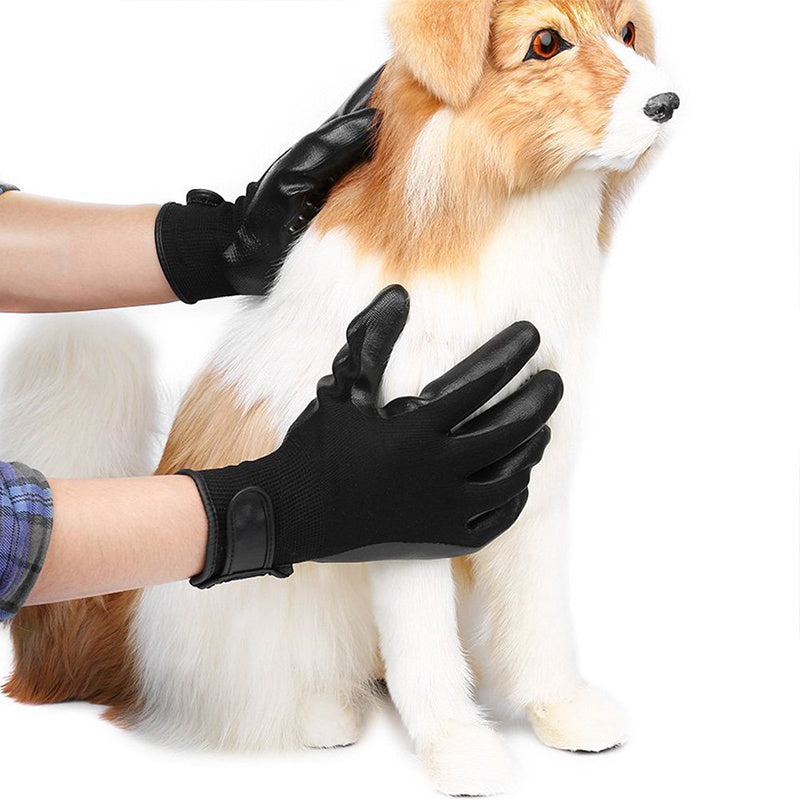 Grooming Glove That Pets Love - Shed Less, Cuddle More