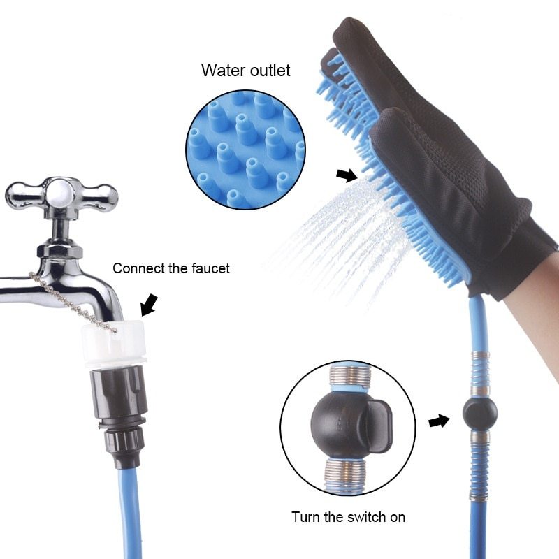 Handheld Pet Shower for Easy, Mess-Free Bath Time