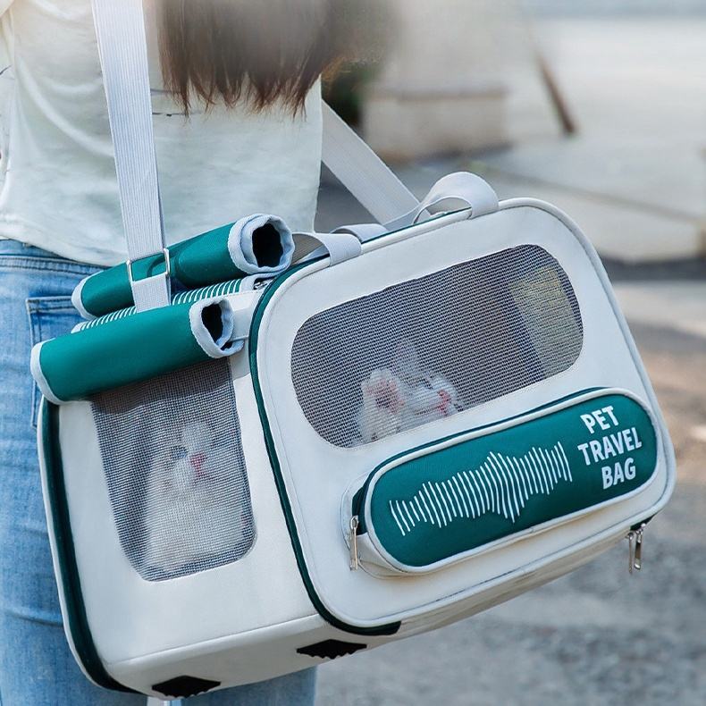Portable Soft Pet Bag for Trips, Vet Visits & More