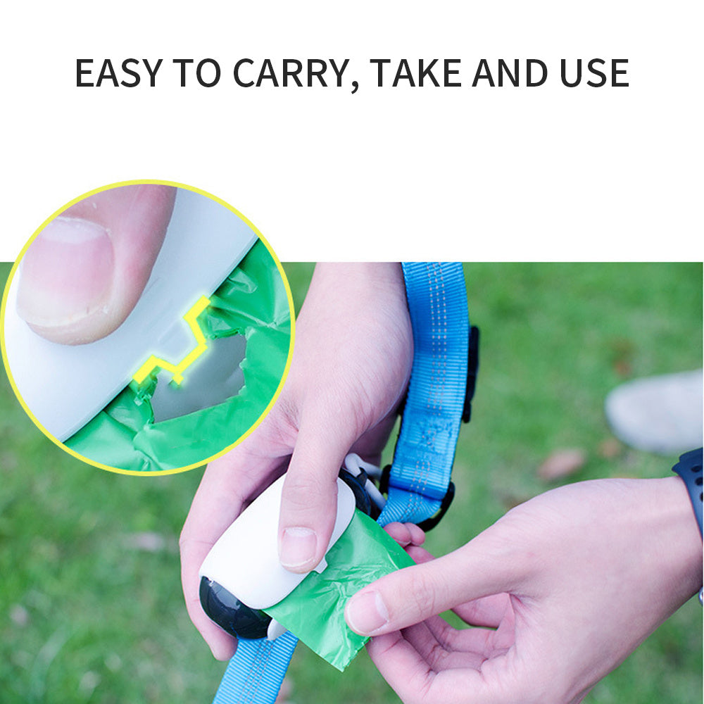 Clip-On Poop Bag Dispenser for Clean, Easy Walks