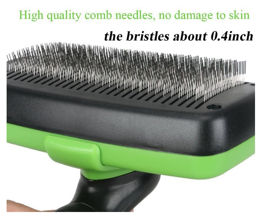 Effortless Fur Removal - Slicker Brush Your Pet Will Love