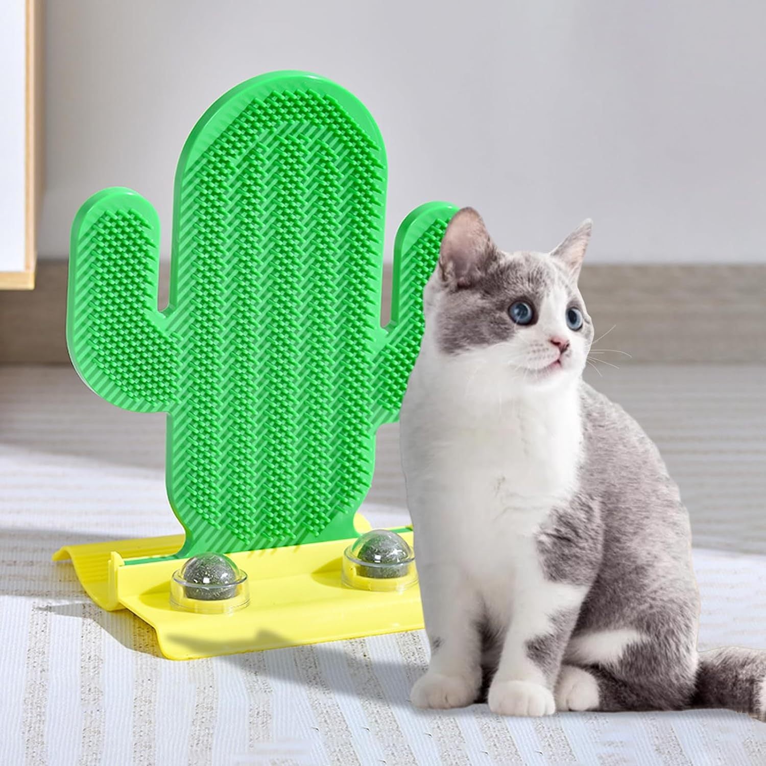 Fun Self-Grooming Brush Cats Can’t Resist