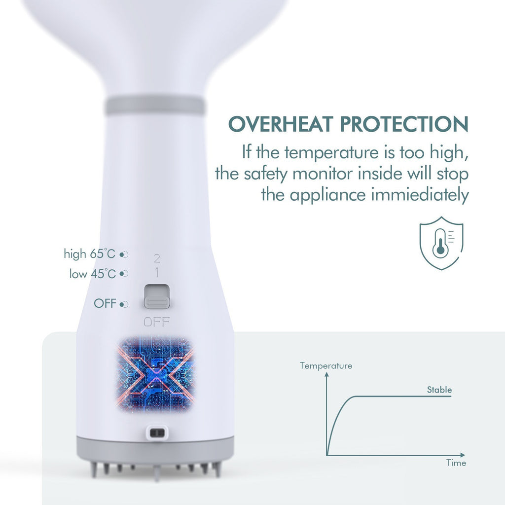 2-in-1 Pet Dryer and Brush for Fluffy Coats