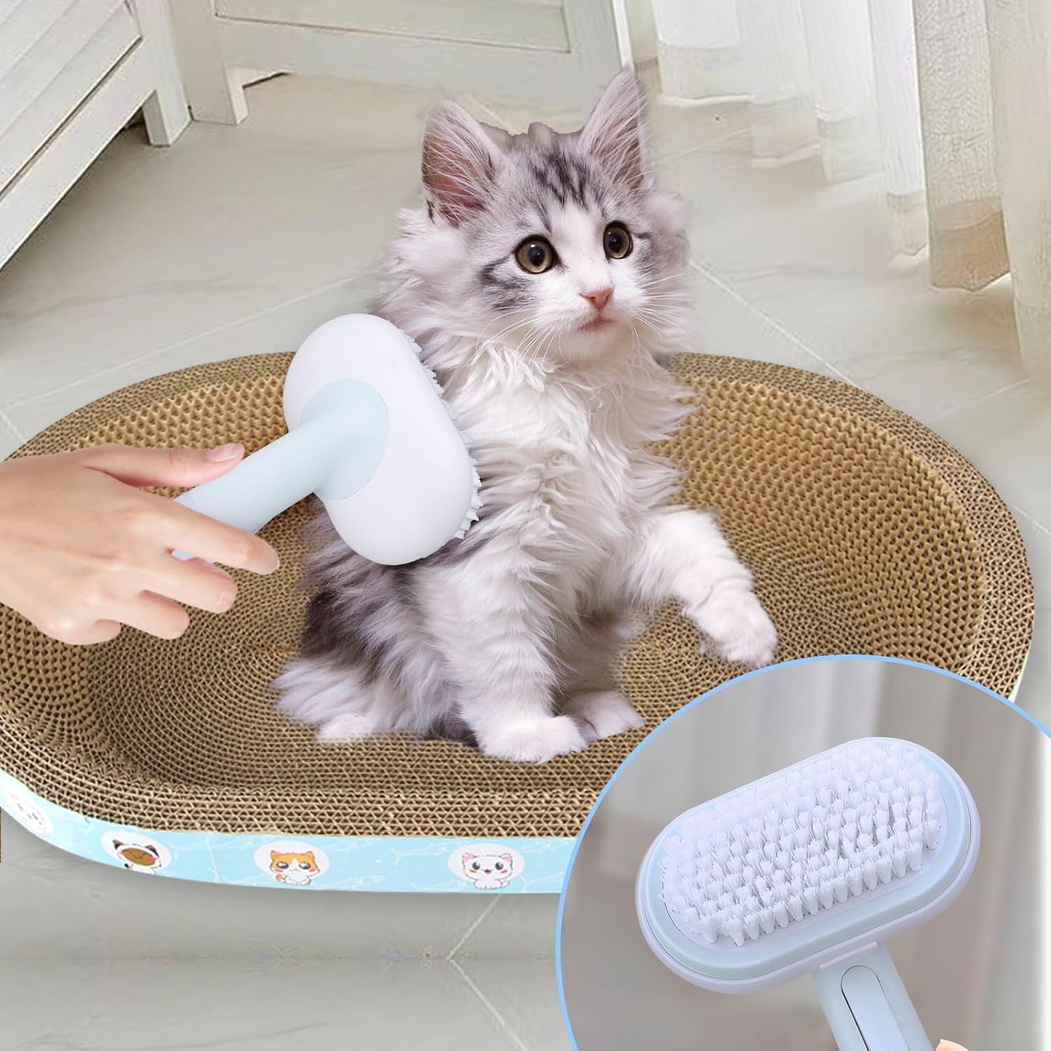 5-in-1 Brush Set for Easy, Tangle-Free Pet Care