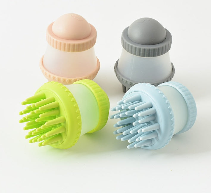 Bath Time Bliss: Soft Massage Brush for Pets