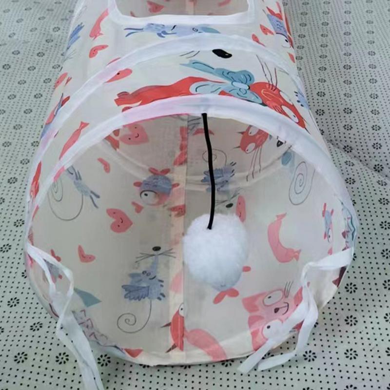 Interactive Tunnel Toy for Curious Cats and Bunnies