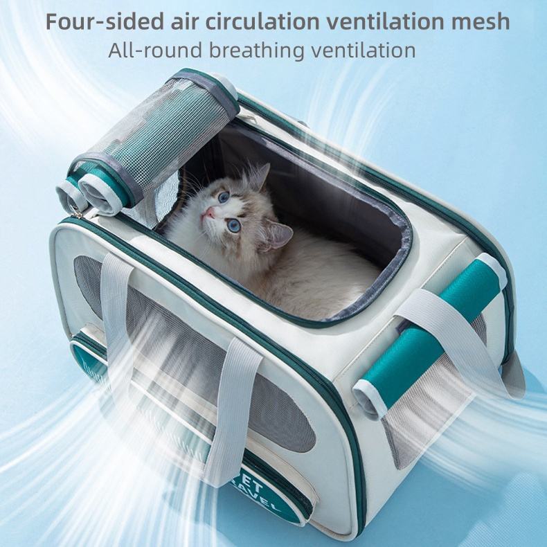 Portable Soft Pet Bag for Trips, Vet Visits & More