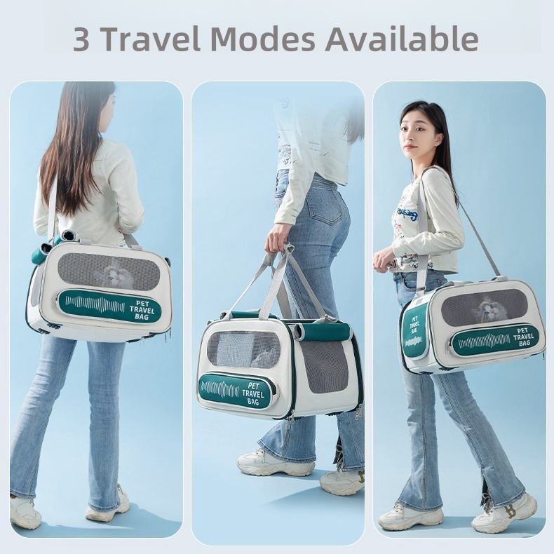 Portable Soft Pet Bag for Trips, Vet Visits & More