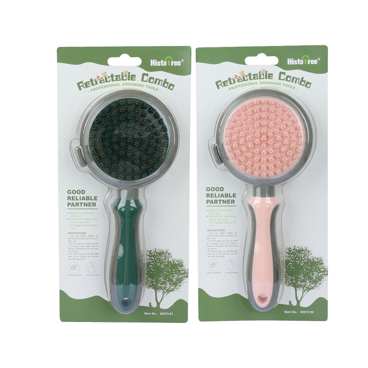 Gentle Self-Cleaning Brush for Fuss-Free Pet Grooming