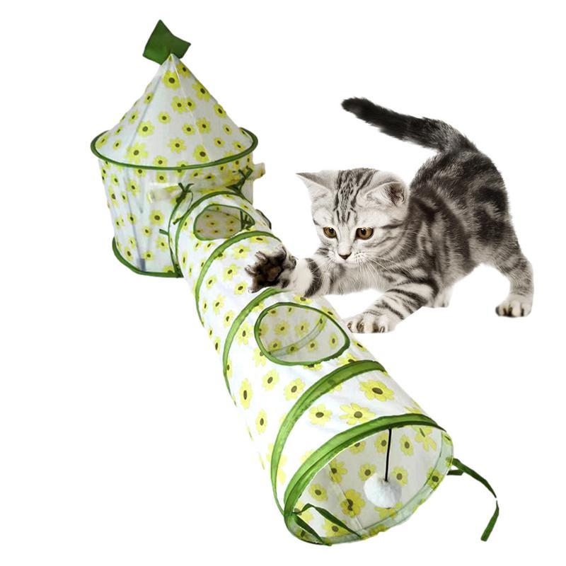 Interactive Tunnel Toy for Curious Cats and Bunnies