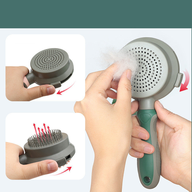Gentle Self-Cleaning Brush for Fuss-Free Pet Grooming
